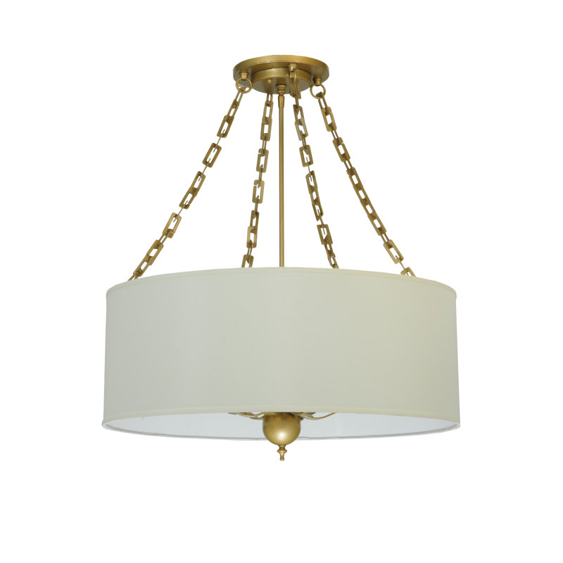 Leszek 6 - Light Gold Single Pendant