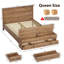 Structure de lit moderne en bois avec rangement et bande lumineuse à DEL, lit plateforme avec tête de lit, lattes renforcées et pieds centraux, sans sommier-1661001551-1825460204
