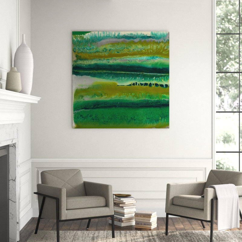 Trifle II Painting by Danielle Davis, 54" H x 54" W, Knife Gel