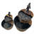 Biloxi Outdoor Wood Metal Weather Resistant Floor Fountain