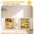 Heavy Duty Metal Pantry Cabinet with Large Storage Space for Kitchen, Bathroom, Laundry Room, and More