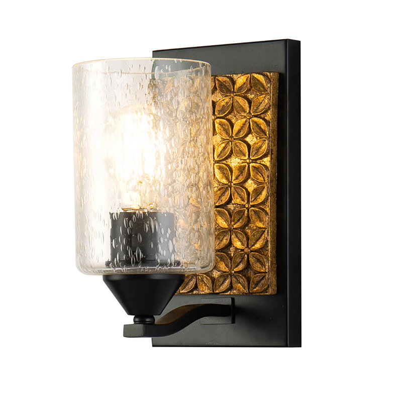 Stickles 1 Light Vanity, Dark Bronze/Gold