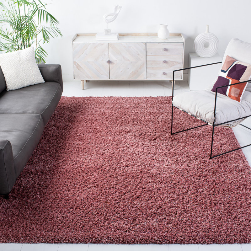 Margit Shag Performance Solid Color Rug, Rectangle 6'7" x 9'6"