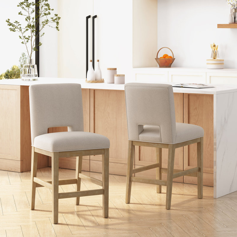 Geir, Beige, Counter Stool (27" Seat Height)