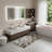 Frameless LED Bathroom Mirror with Anti-Fog, Wall Mounted Lighted Vanity Mirror