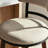 Modern Bar Stools, 26" Thick Upholstered Barstools with Curved Frabic Backrest&Solid Wood Legs&Matte Metal Frame, Counter Height Bar Stools for Kicthen Island,Khaki-331791072-331791074