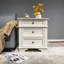 Radelange 3 - Drawer Solid Wood Nightstand with USB-111971479