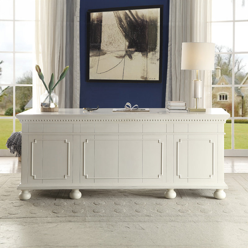 Gustave Executive Writing Desk, Cream