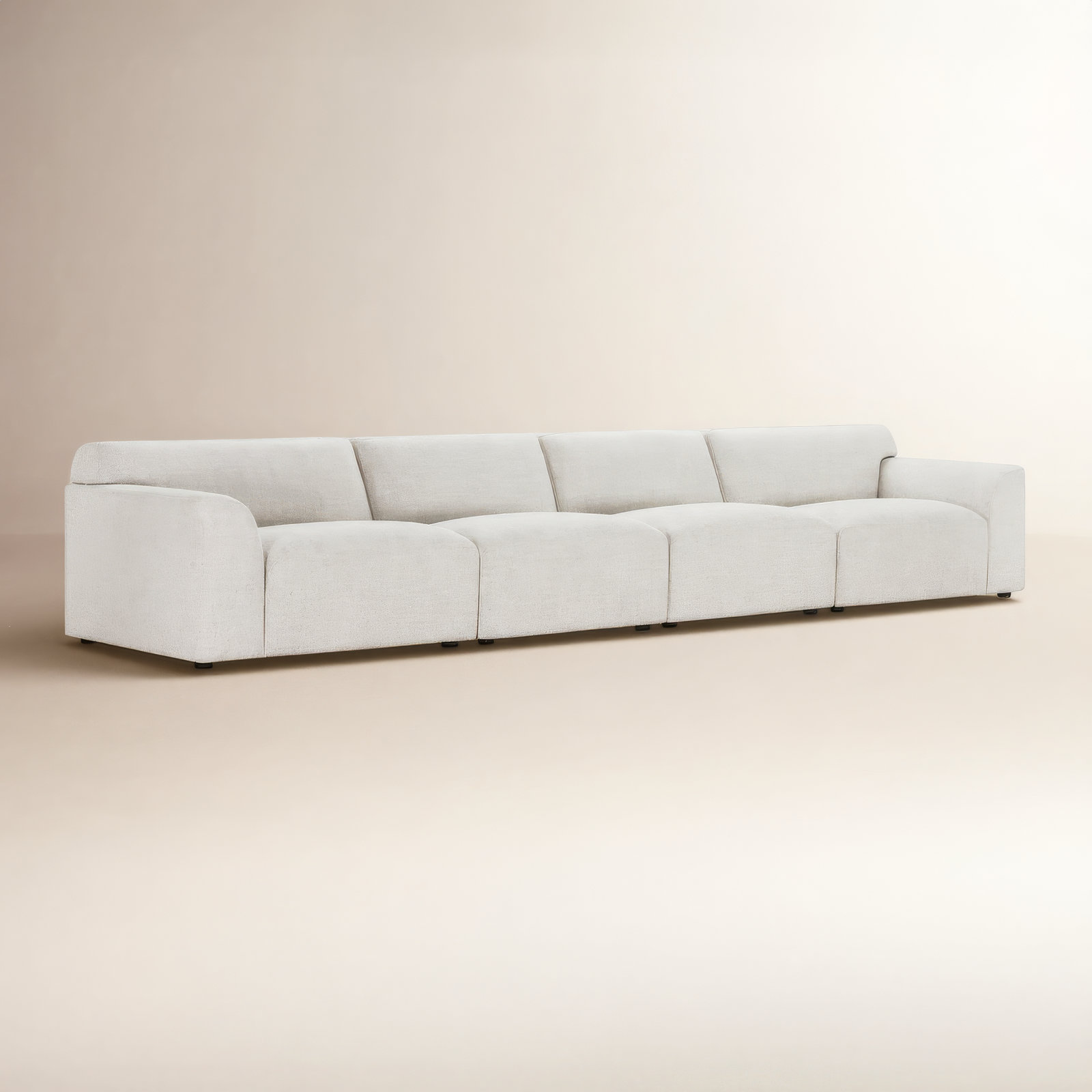Morell 164" Modular Sofa, Nathan Wheat Tweed