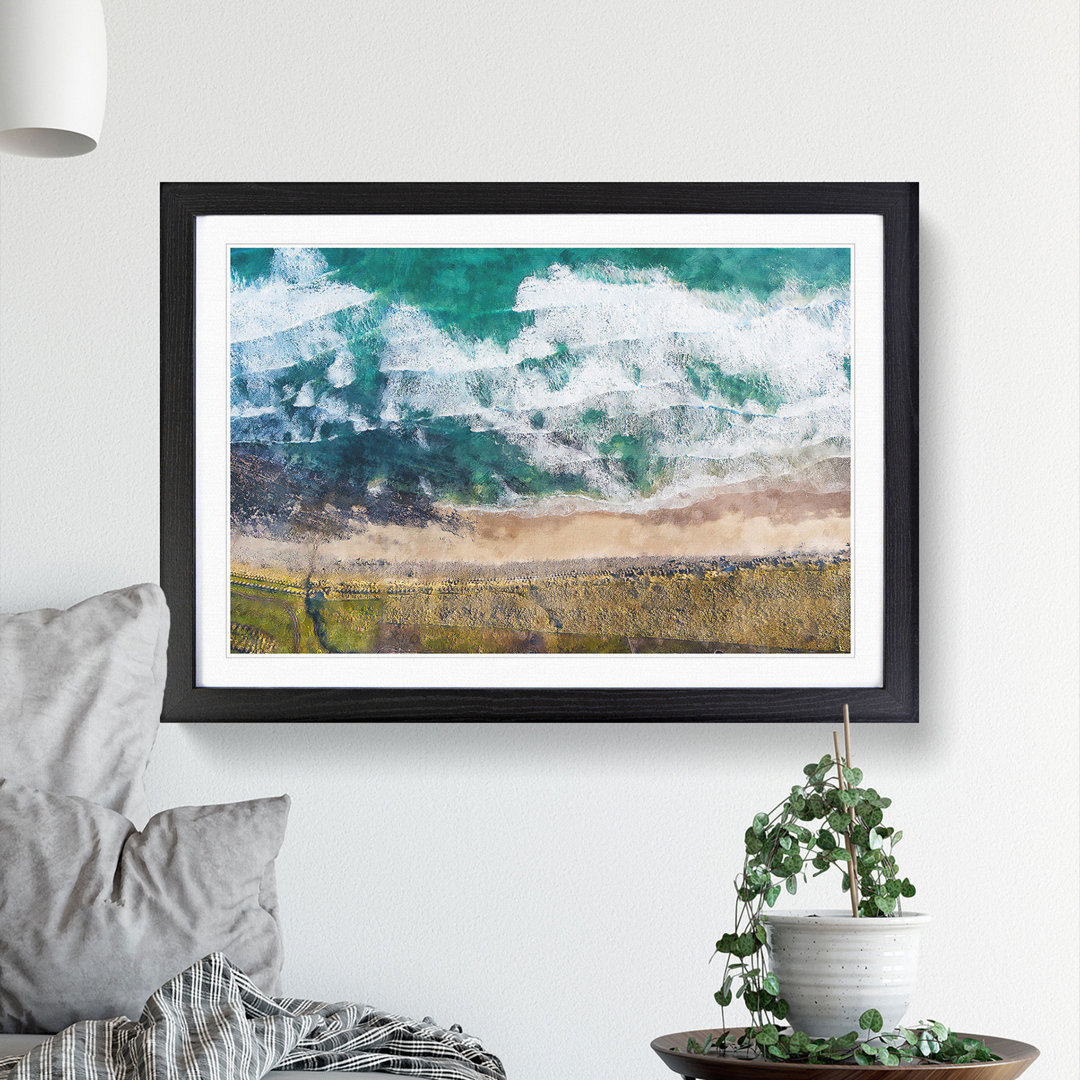Beach in Keiss in Scotland - Picture Frame Painting