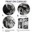 Graffiti noir et blanc cosmique II - grandes impressions géométriques sur toile 2 pièces-251980598-251980593-251980595