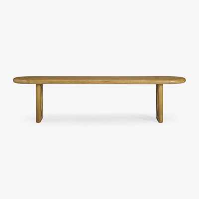 Banc de salle à manger en bois massif Eva Oak