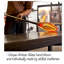 30'' Grey Table Lamp USB