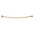 Utopia Alley Rustproof Fixed Mount Single Curved Shower Rod, Aluminum, adjustable from 45" to 72" Wide-102672045