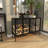 47.3 " L Bar Cabinet