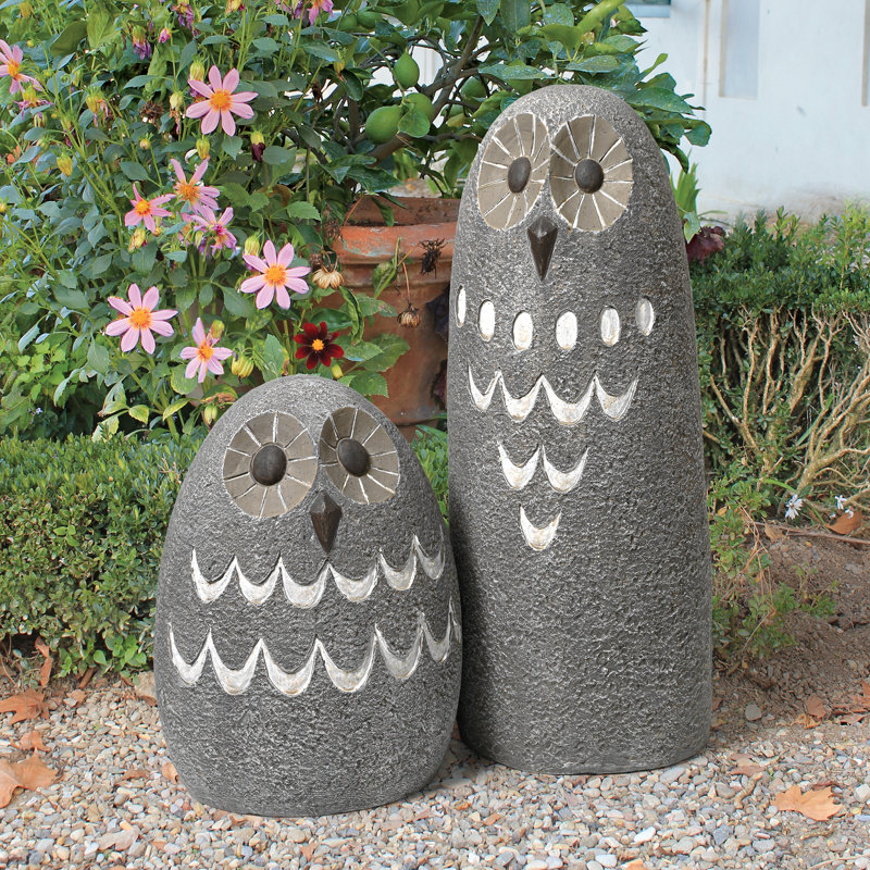 Oskar Ogling Owl Statue