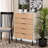 Abdullah Solid Wood 5 - Drawer Accent Chest