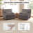 Modern Upholstered Arm Accent Chair With Pillow(Set of 2)-115747891