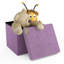 Chakera 30cm Wide Square Solid Colour Ottoman with Storage-744287258
