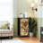 4 Drawer Dresser for Bedroom, Narrow Chest of Drawers, Wooden Top and Study Iron Frame 18"x37.5"-(WxH)
