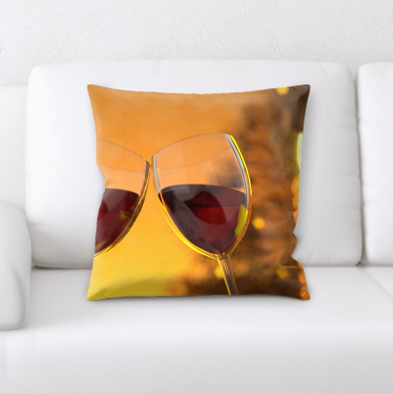 Coussin décoratif à vin