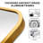 Kandia Metal Rectangle Wall Mirror