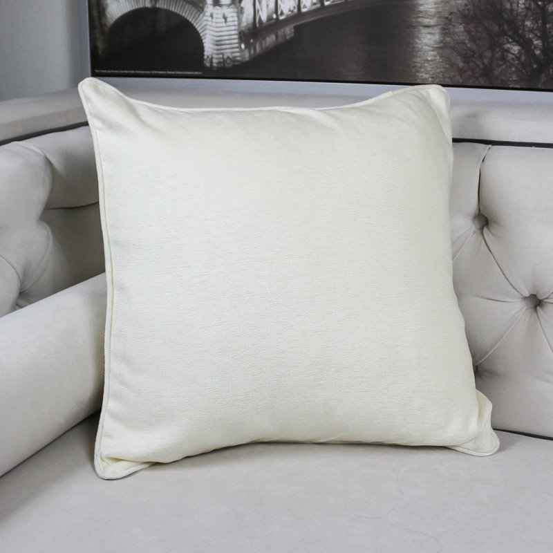  Homey Cozy Square Pillow Insert, White
