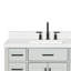 Tidworth 42' Solid Wood Single Bathroom Vanity with 1.5' White Quartz Top-2020430955-2053305212