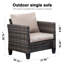 Chaise de patio avec coussin Grano-499905141