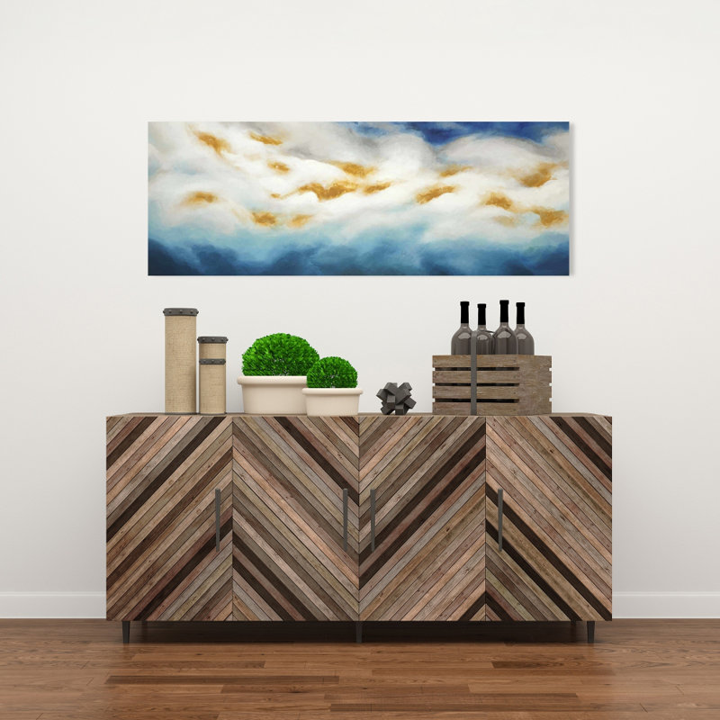 Toile de paysage abstrait | Art mural moderne pour la décoration intérieure