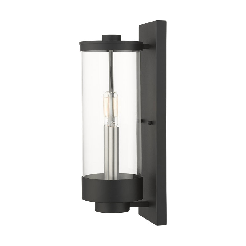Binghamton Wall Light, Textured Black