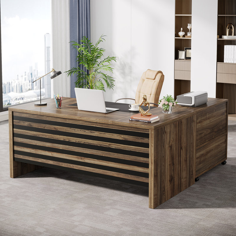 Bureau de direction 62,2 "avec classeur mobile Biondi