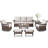 7 Piece Rattan Sofa Seating Group With Cushions-908739373