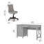 Ensemble de bureau et chaise Ozro-643136293
