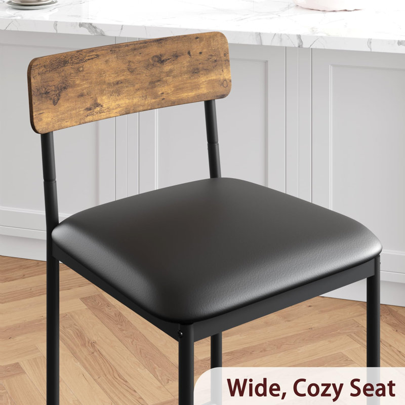 Rayquan 37.4'' H Tufted Velvet Upholstered Metal Side Chair, Gray/Black