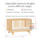 Hudson 3-in-1 Convertible Crib