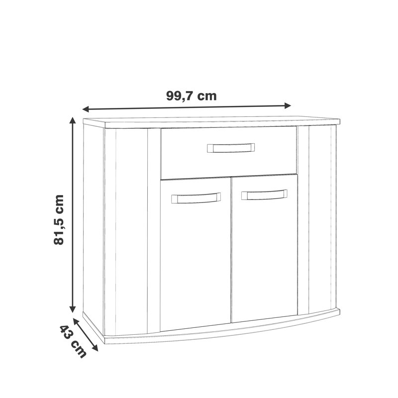 Mickie 99.7cm Sideboard
