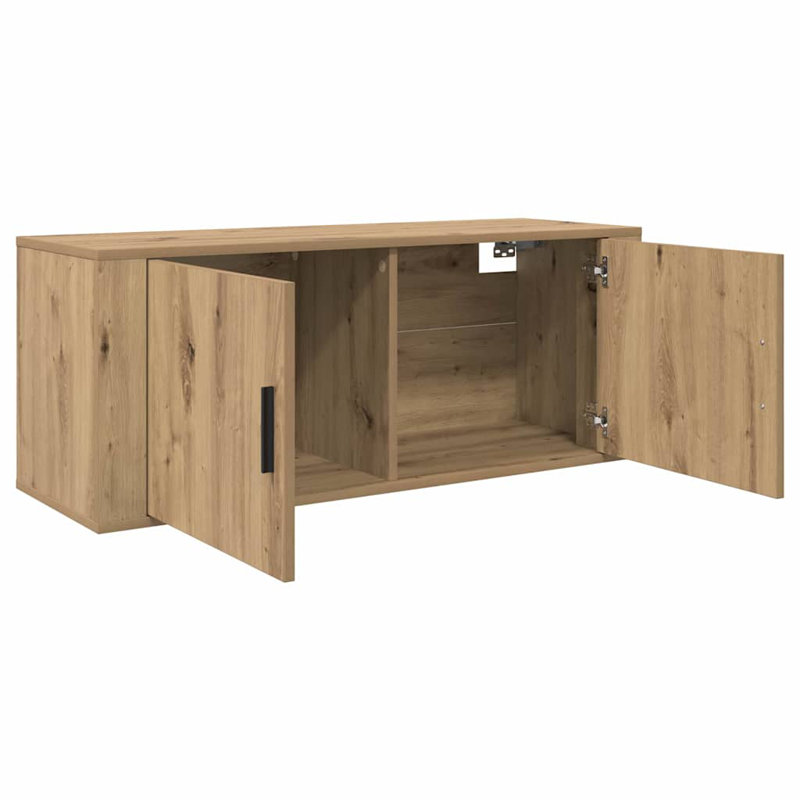 Unfinished TV Stand for TVs up to 43", Artisan Oak