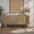 Solid Wood Carved Sideboard