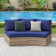Leiny Patio Conversation Set, 3 Piece Half-moon Sectional Round Patio Furniture Set, Wicker Sofa Set, For Backyard Patio Garden