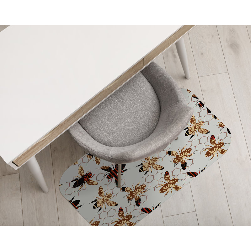 Nahuel Hard Floor Rectangular Chair Mat, 70 x 100cm
