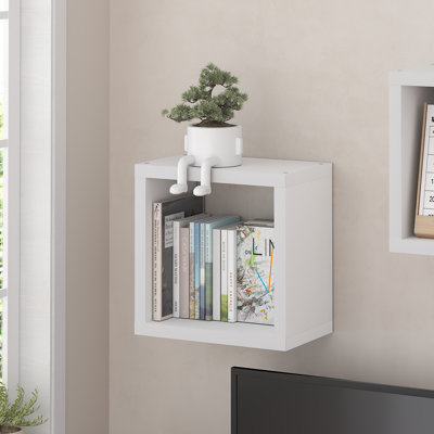 Tablettes flottantes murales Furinno CUBICLE