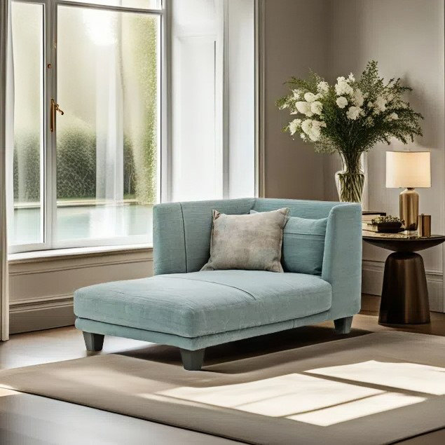 Comfortable modern simple leisure chaise lounge, Right Hand Facing