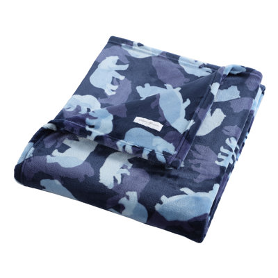 Camp Camo Fleece Throw