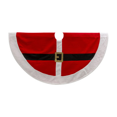 48 in. Holiday Santa Suit Tree Skirt