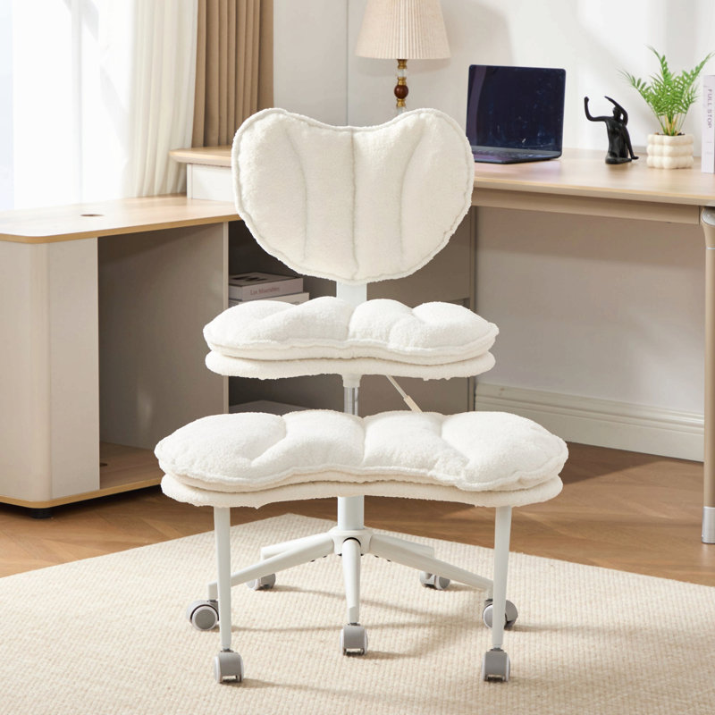 Chaise de méditation Plus, chaise rembourrée à double couche en molleton Teddy