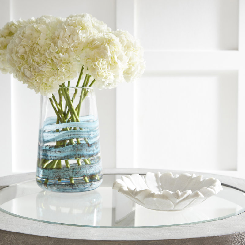 Rogue Glass Table Vase, 14.25" H x 7.5" W x 7.5" D