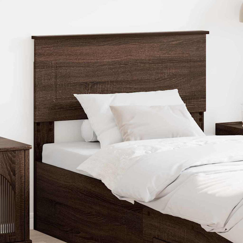 Headboard, European Toddler (80 x 160 cm), Brown Oak