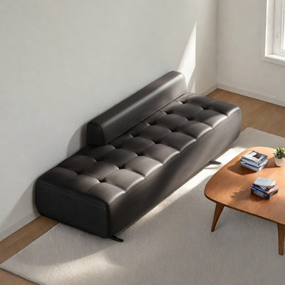 Luxury Style Lounge Chair Faux Leather