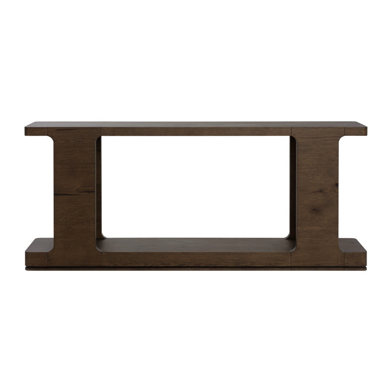 71'' W Console Table, Dark Brown